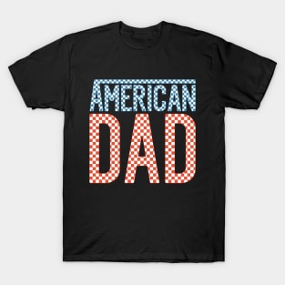 American Dad Checkered Font T-Shirt